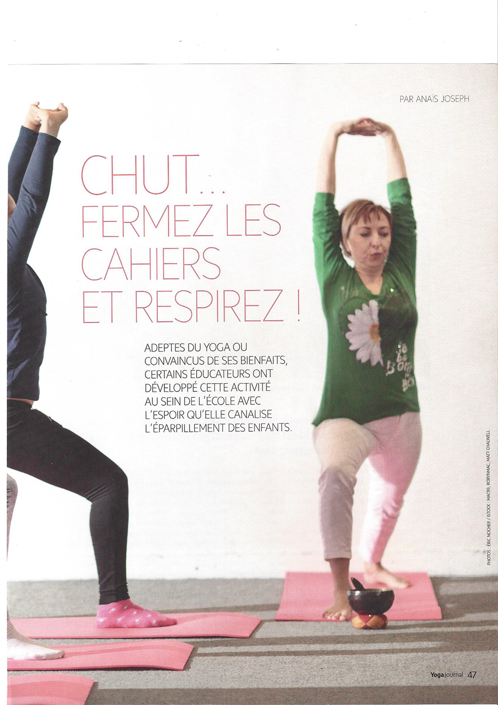 Interview dans Yoga Journal